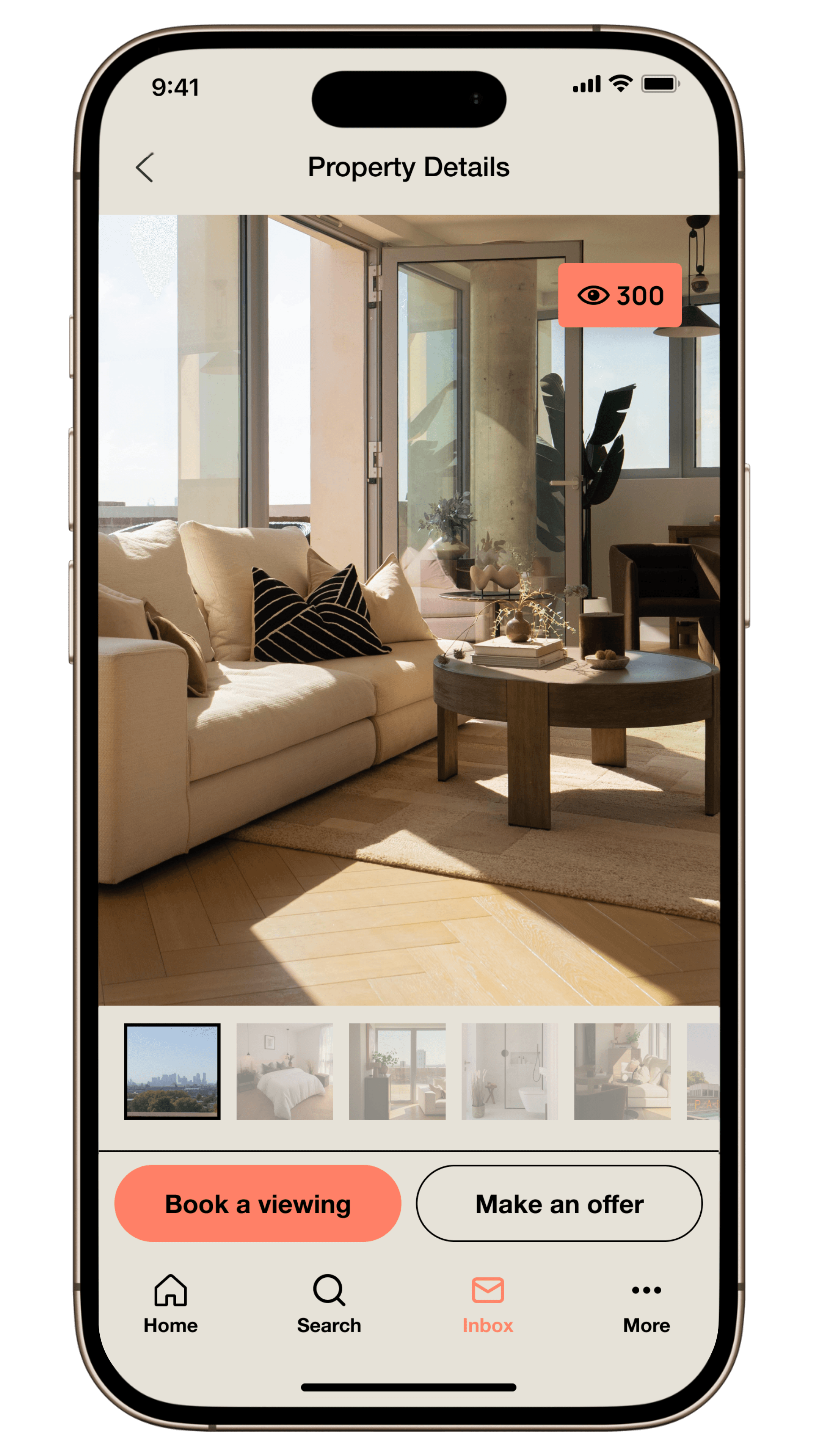 Phone mockup showing the 4WALLS platform