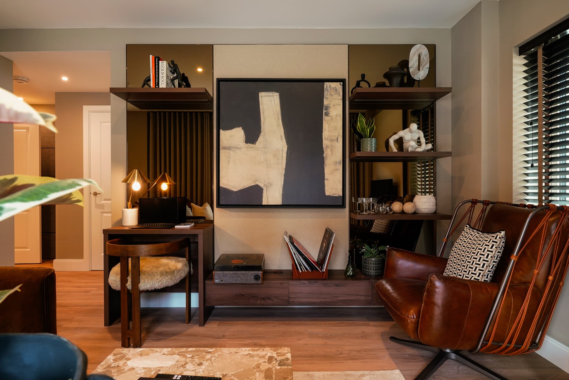 Show home living room at our Wembley development