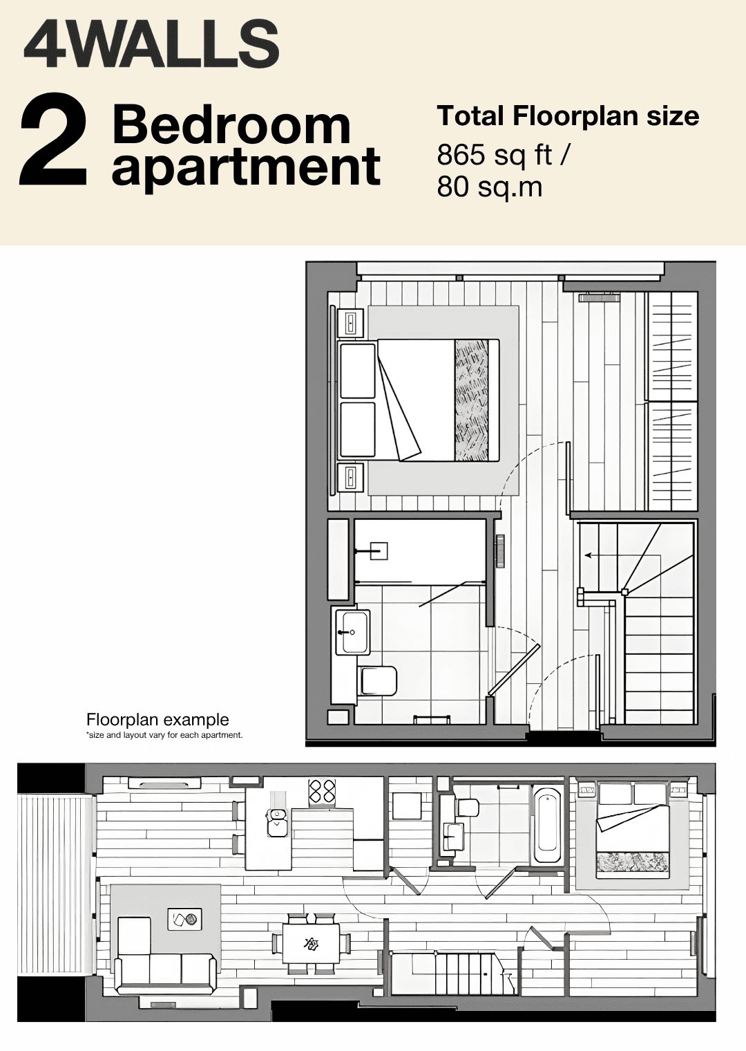 Floorplan 2 - 2 Bedroom Flat
